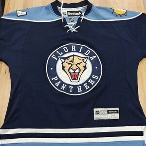 Florida Panthers Reebok JetBlue Alternate Jersey Size M SEE PHOTOS